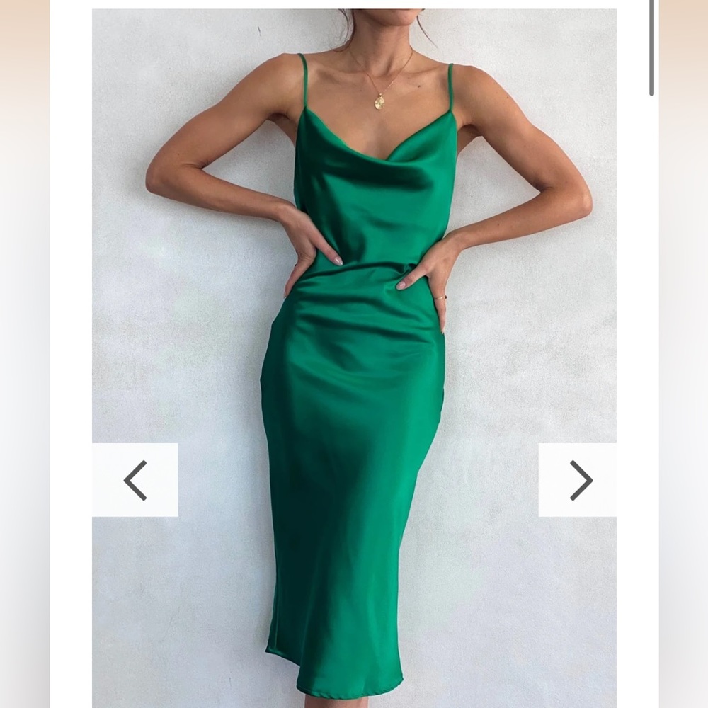 Jade Jewels Midi Dress